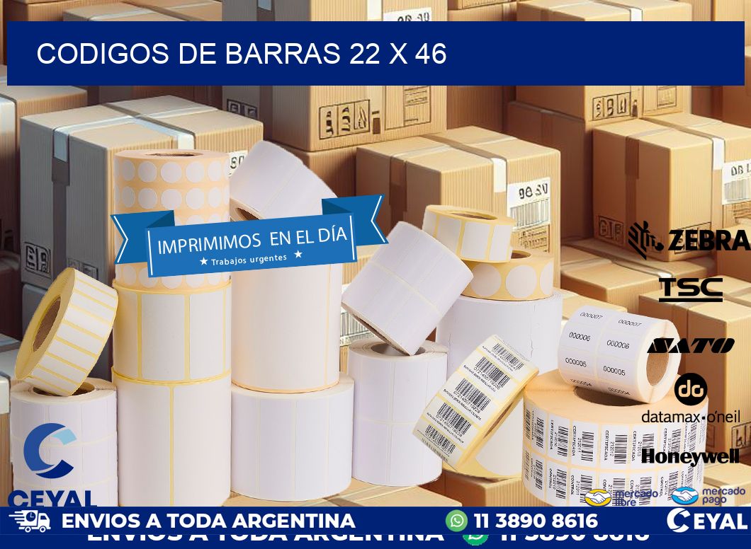 codigos de barras 22 x 46