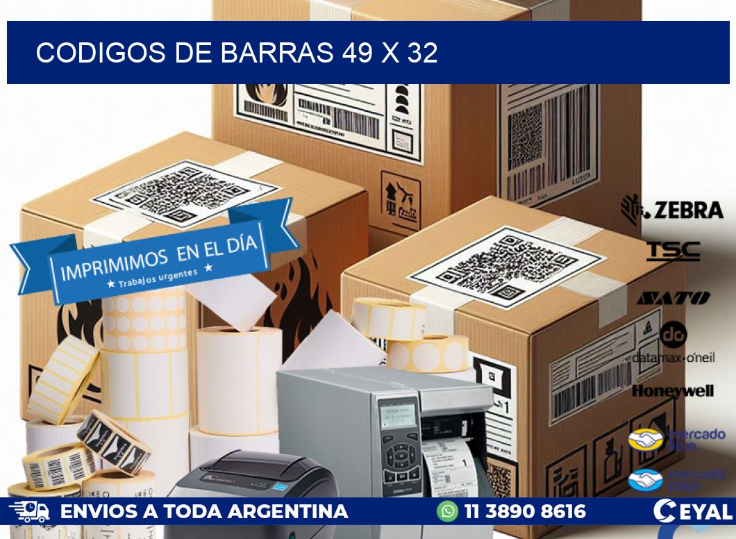 codigos de barras 49 x 32