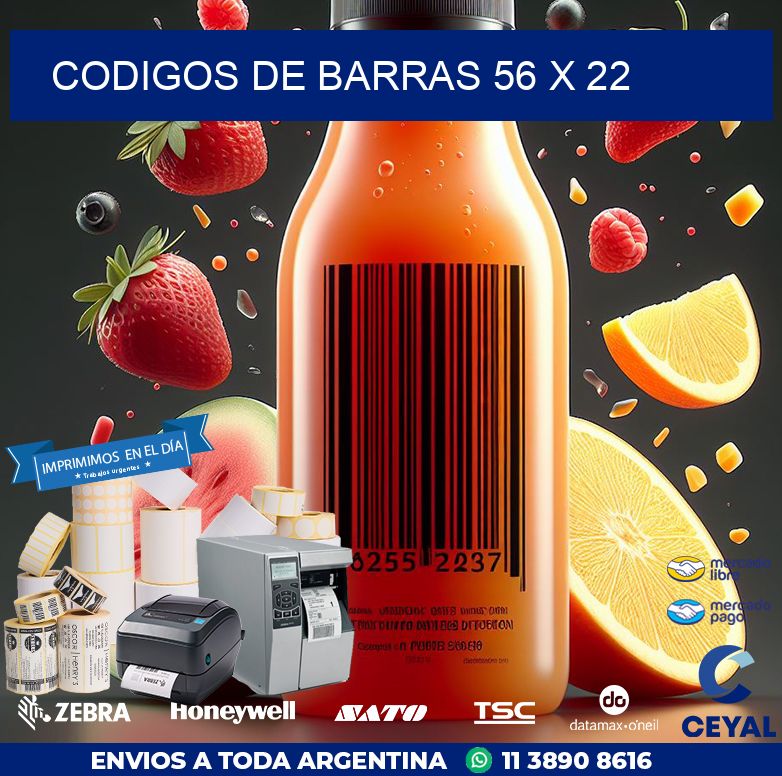 codigos de barras 56 x 22