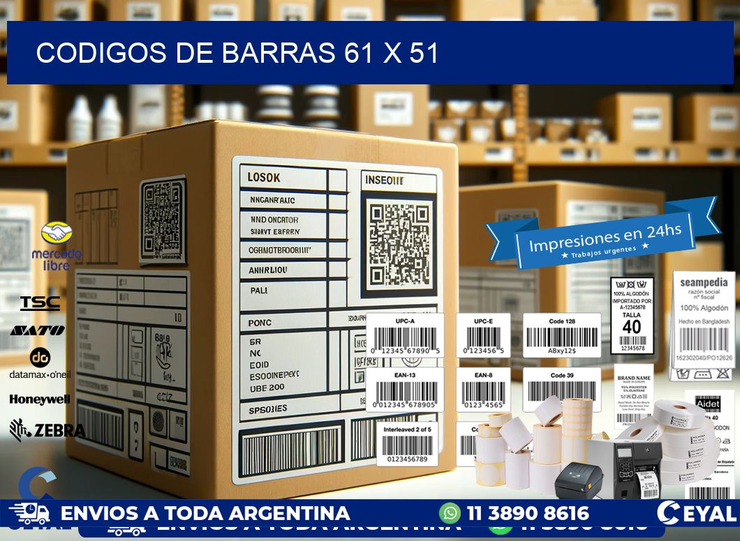 codigos de barras 61 x 51