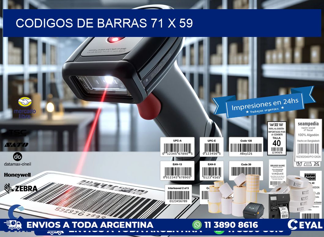 codigos de barras 71 x 59
