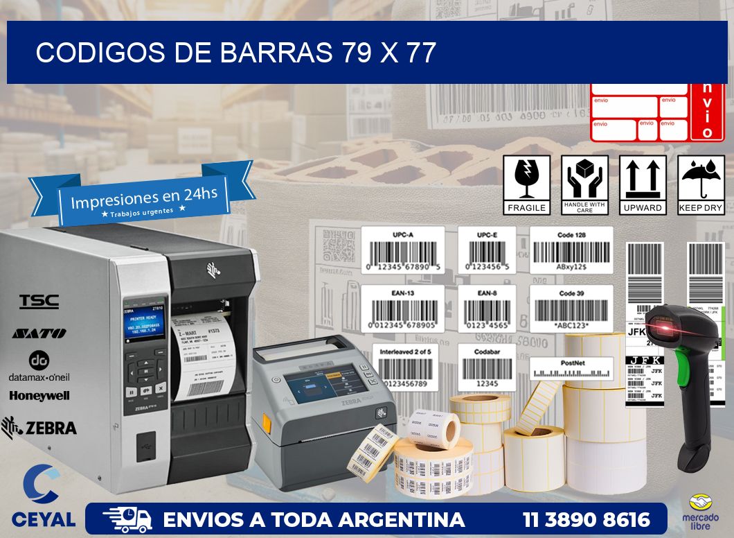 codigos de barras 79 x 77