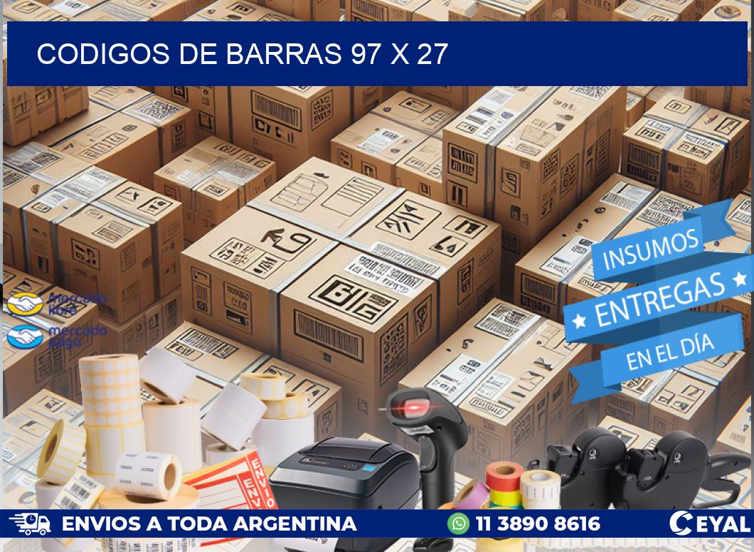 codigos de barras 97 x 27