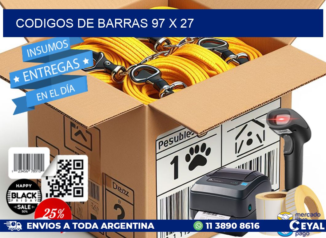 codigos de barras 97 x 27