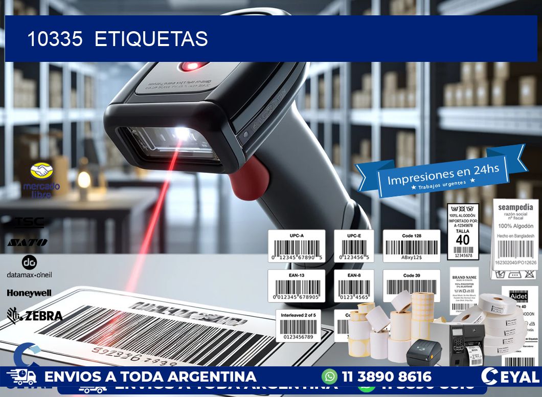 10335 ETIQUETAS