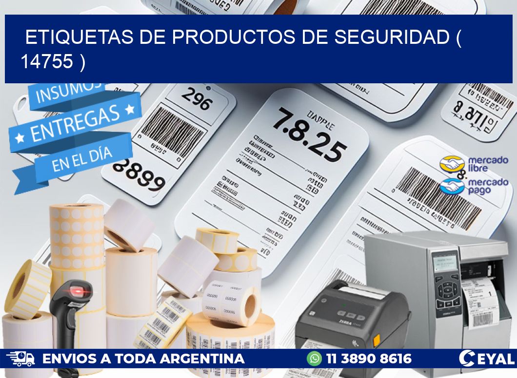 ETIQUETAS DE PRODUCTOS DE SEGURIDAD ( 14755 )