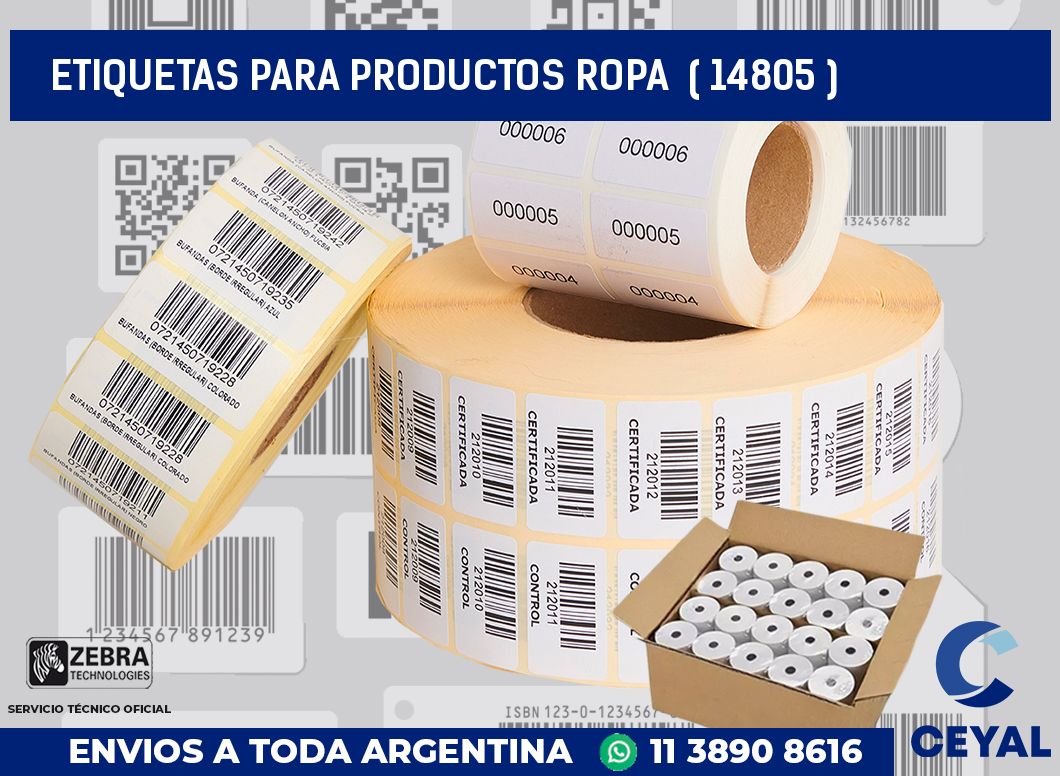 ETIQUETAS PARA PRODUCTOS ROPA  ( 14805 )