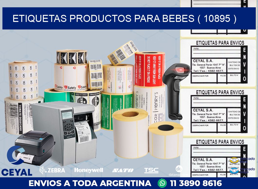 ETIQUETAS PRODUCTOS PARA BEBES ( 10895 )