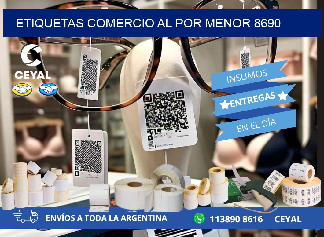 ETIQUETAS COMERCIO AL POR MENOR 8690