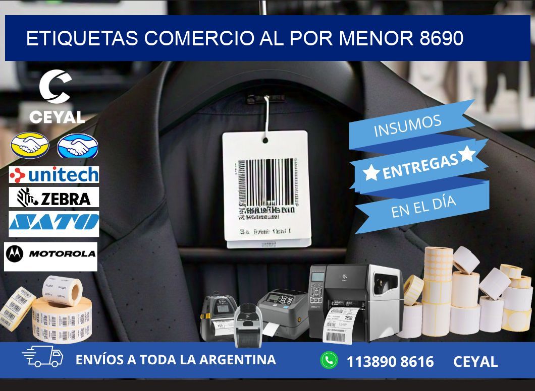 ETIQUETAS COMERCIO AL POR MENOR 8690