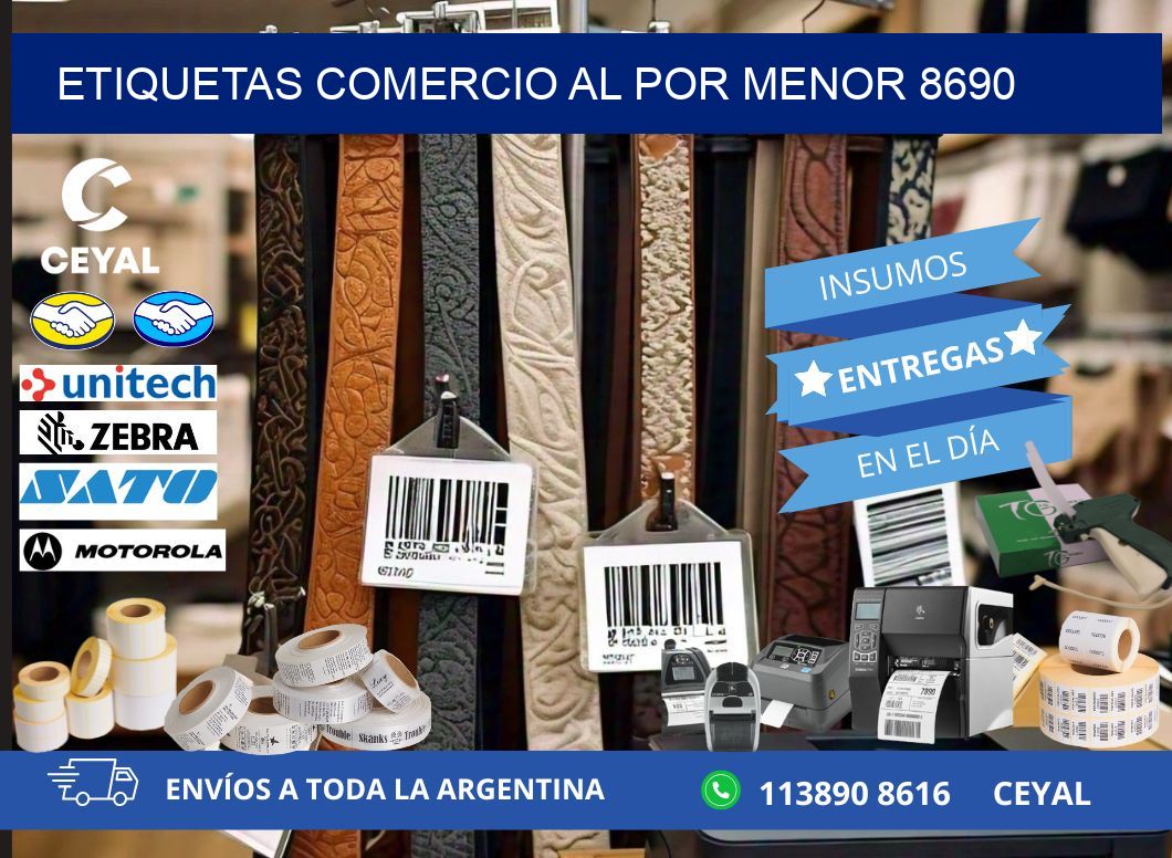 ETIQUETAS COMERCIO AL POR MENOR 8690
