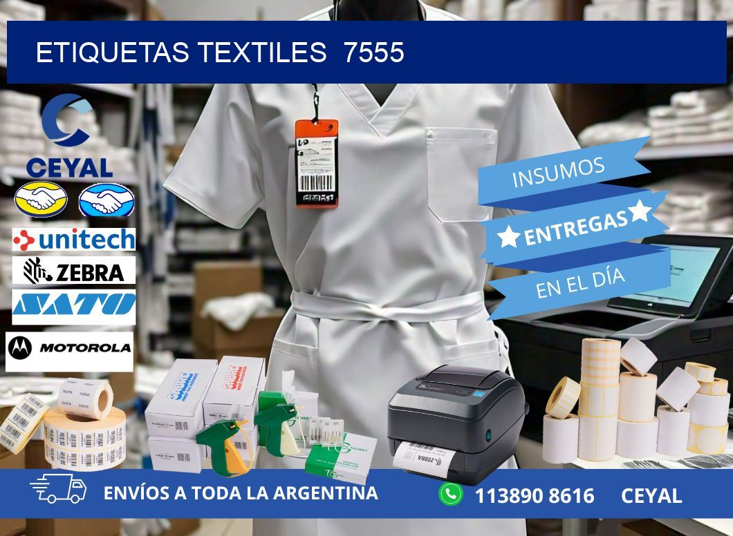 ETIQUETAS TEXTILES  7555