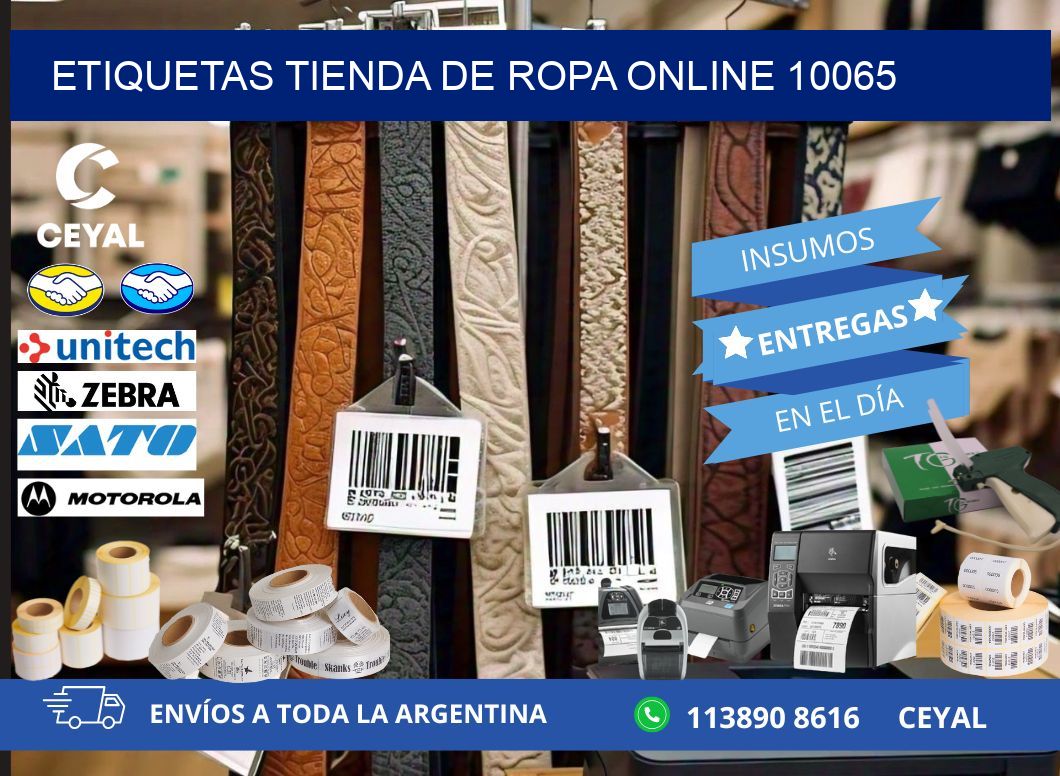 ETIQUETAS TIENDA DE ROPA ONLINE 10065
