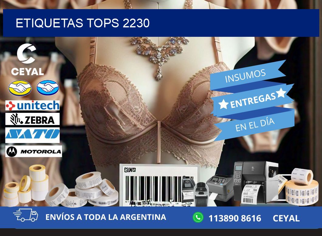 ETIQUETAS TOPS 2230
