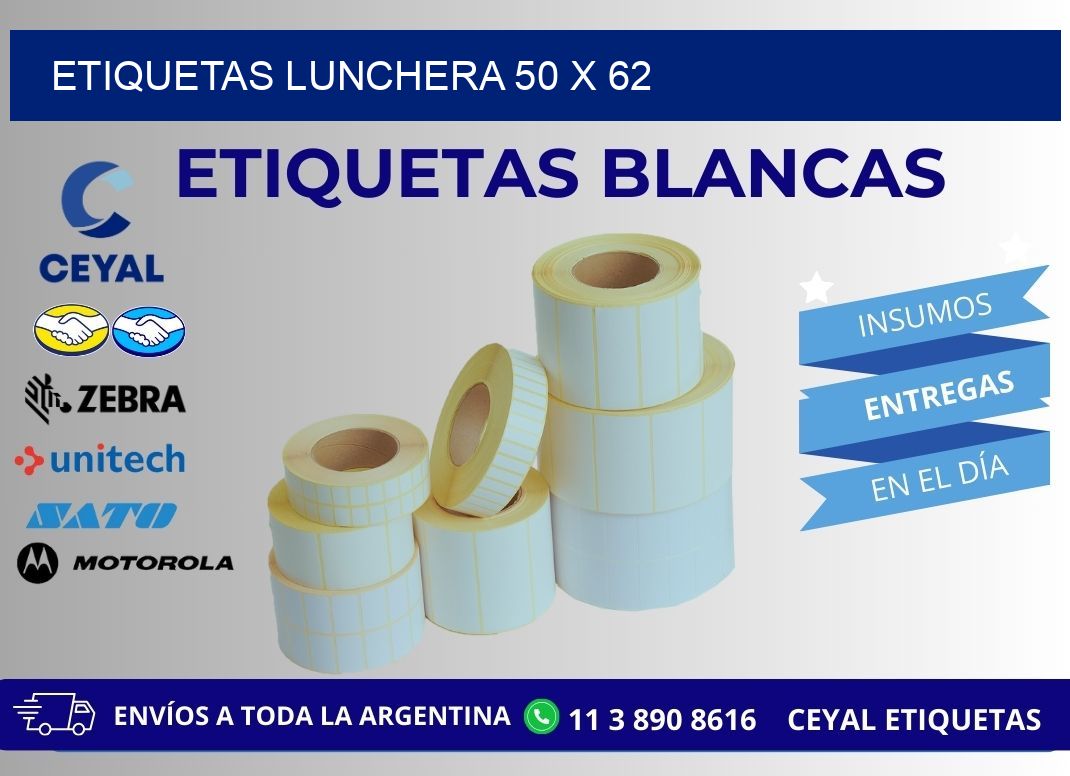 ETIQUETAS LUNCHERA 50 x 62