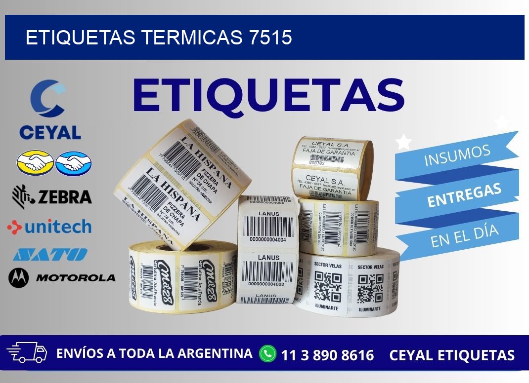 ETIQUETAS TERMICAS 7515