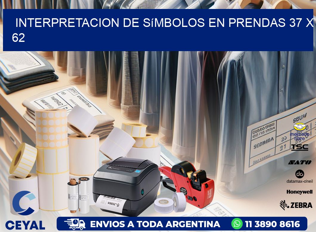 Interpretacion de Símbolos en Prendas 37 x 62
