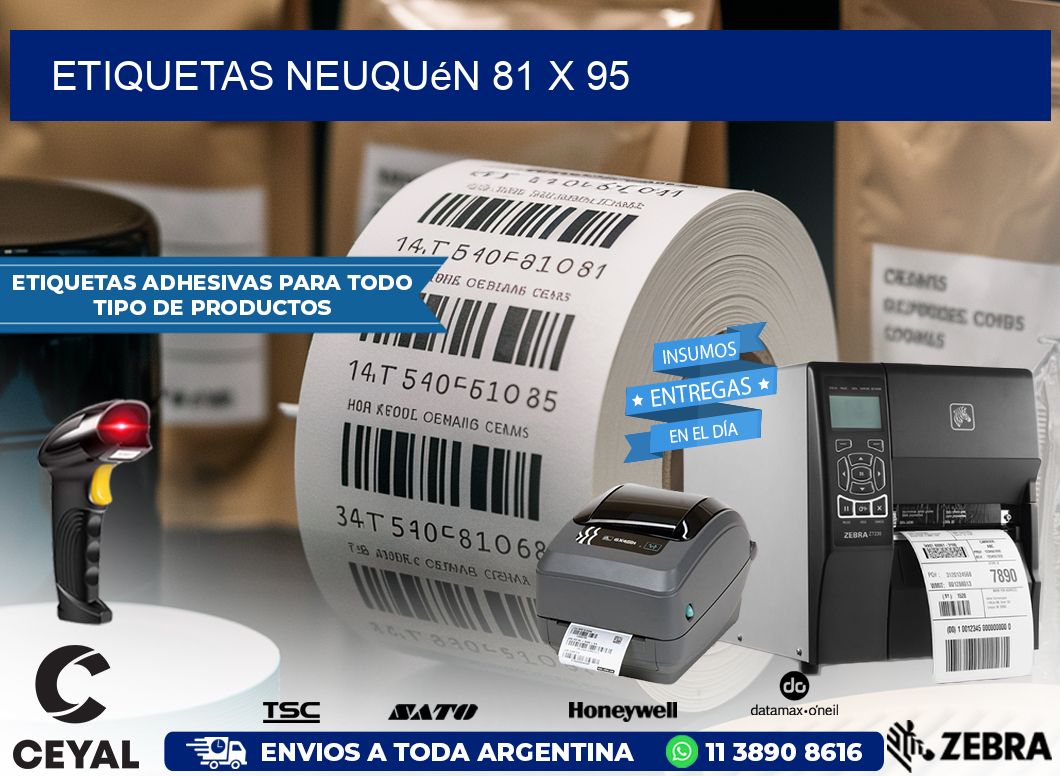 Etiquetas Neuquén 81 x 95