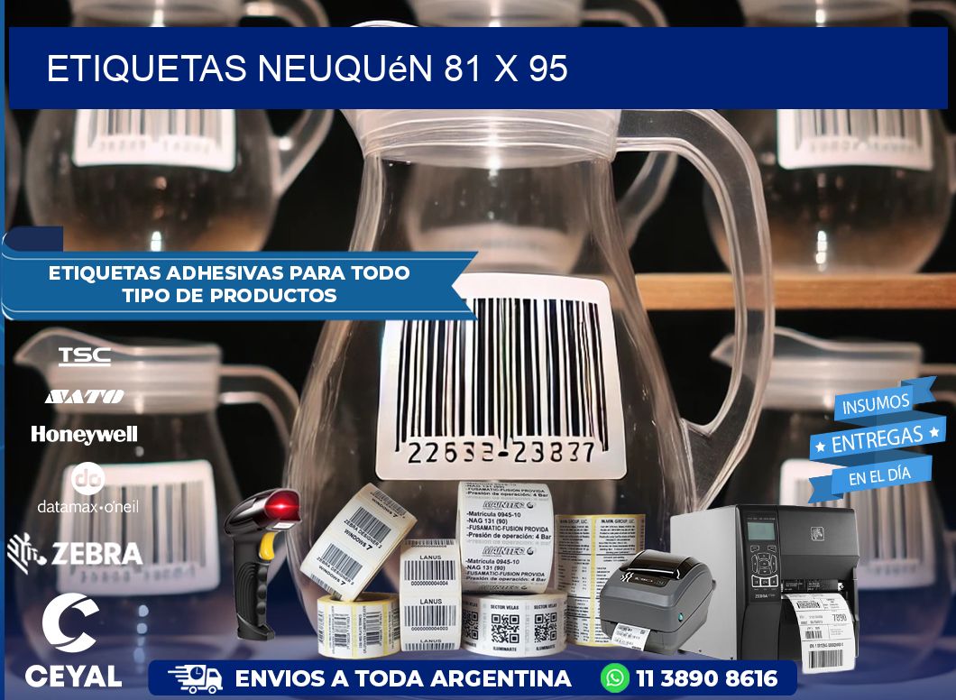 Etiquetas Neuquén 81 x 95