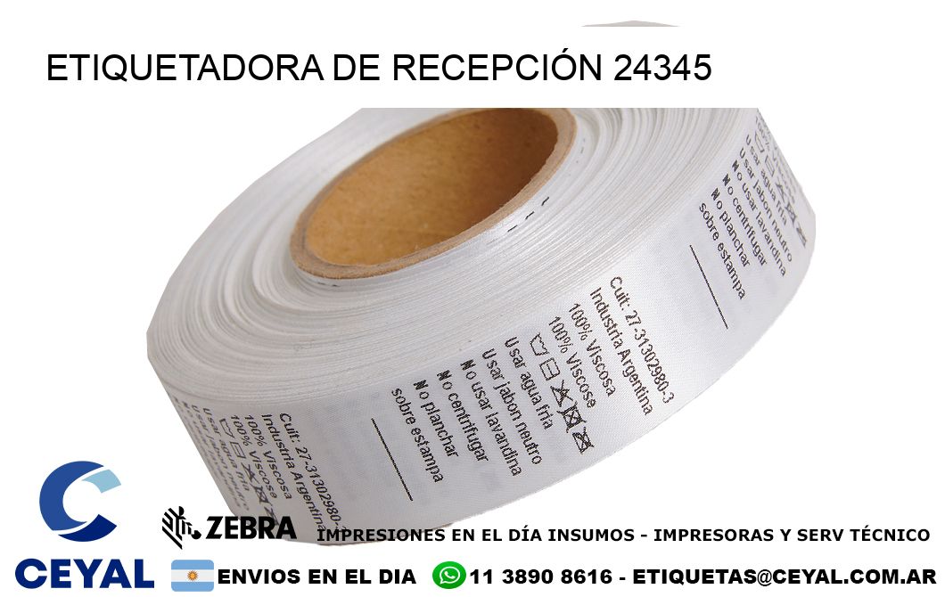 ETIQUETADORA DE RECEPCIÓN 24345