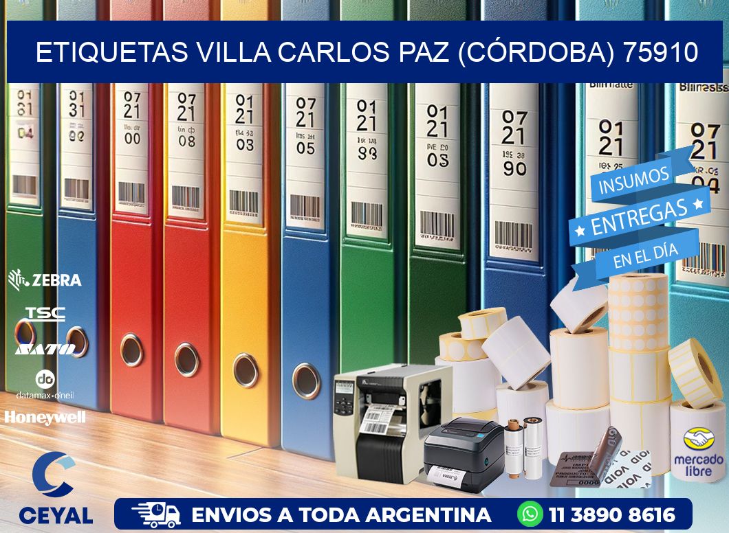 ETIQUETAS VILLA CARLOS PAZ (CÓRDOBA) 75910
