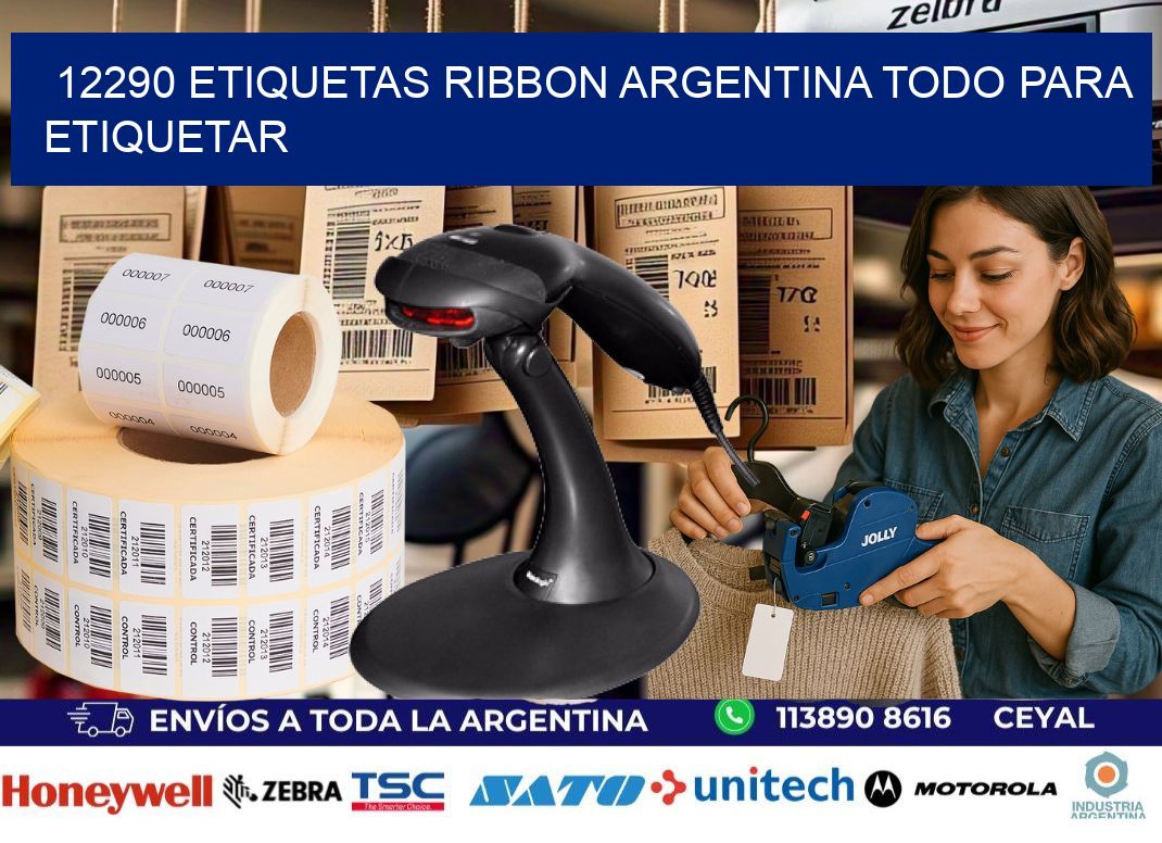 12290 etiquetas ribbon argentina TODO PARA ETIQUETAR