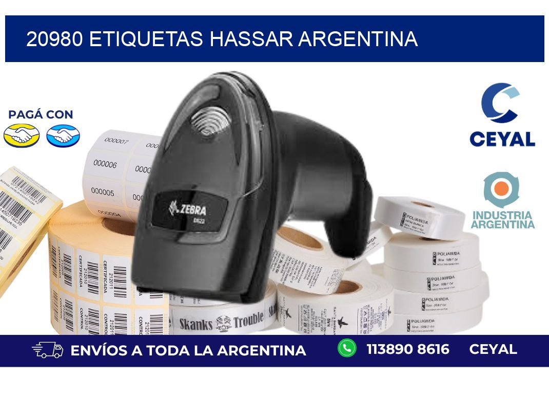 20980 etiquetas hassar argentina
