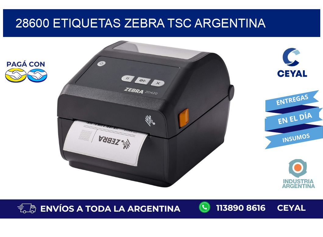 28600 etiquetas zebra tsc argentina
