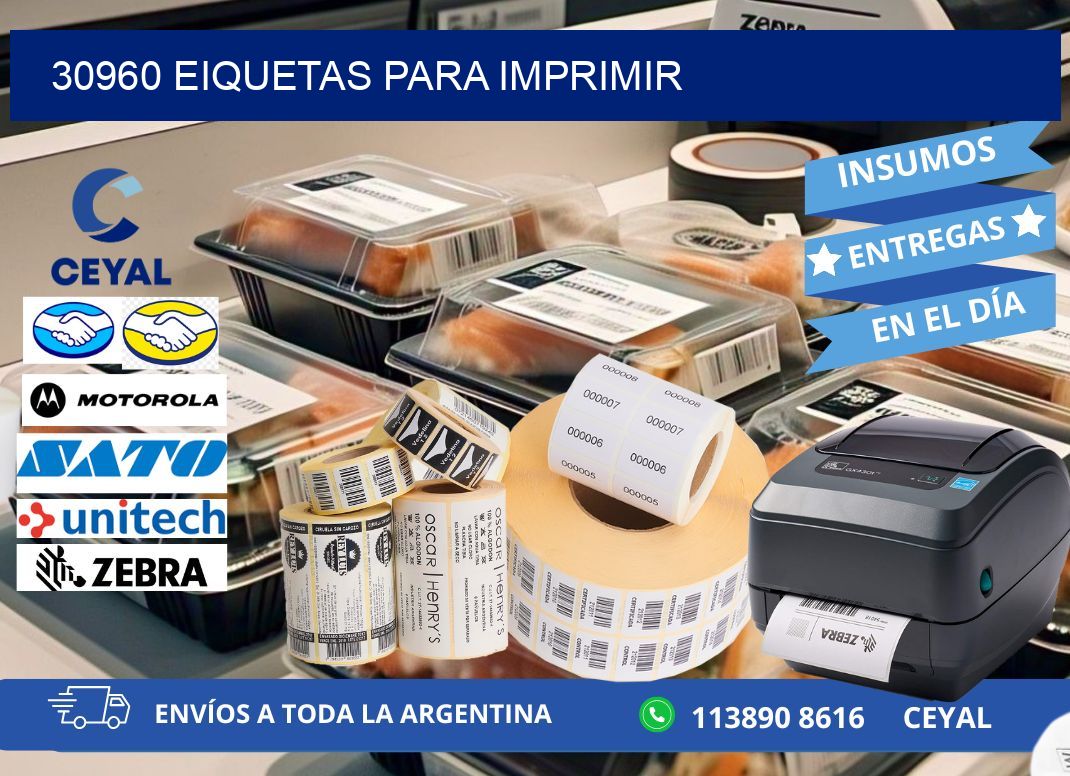 30960 EIQUETAS PARA IMPRIMIR