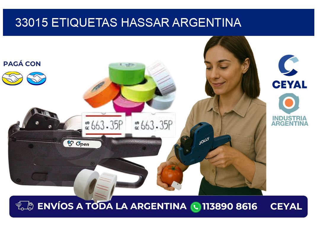 33015 etiquetas hassar argentina