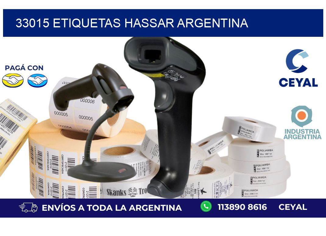 33015 etiquetas hassar argentina