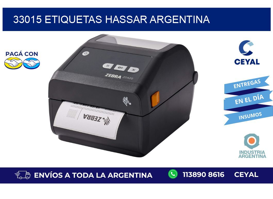 33015 etiquetas hassar argentina