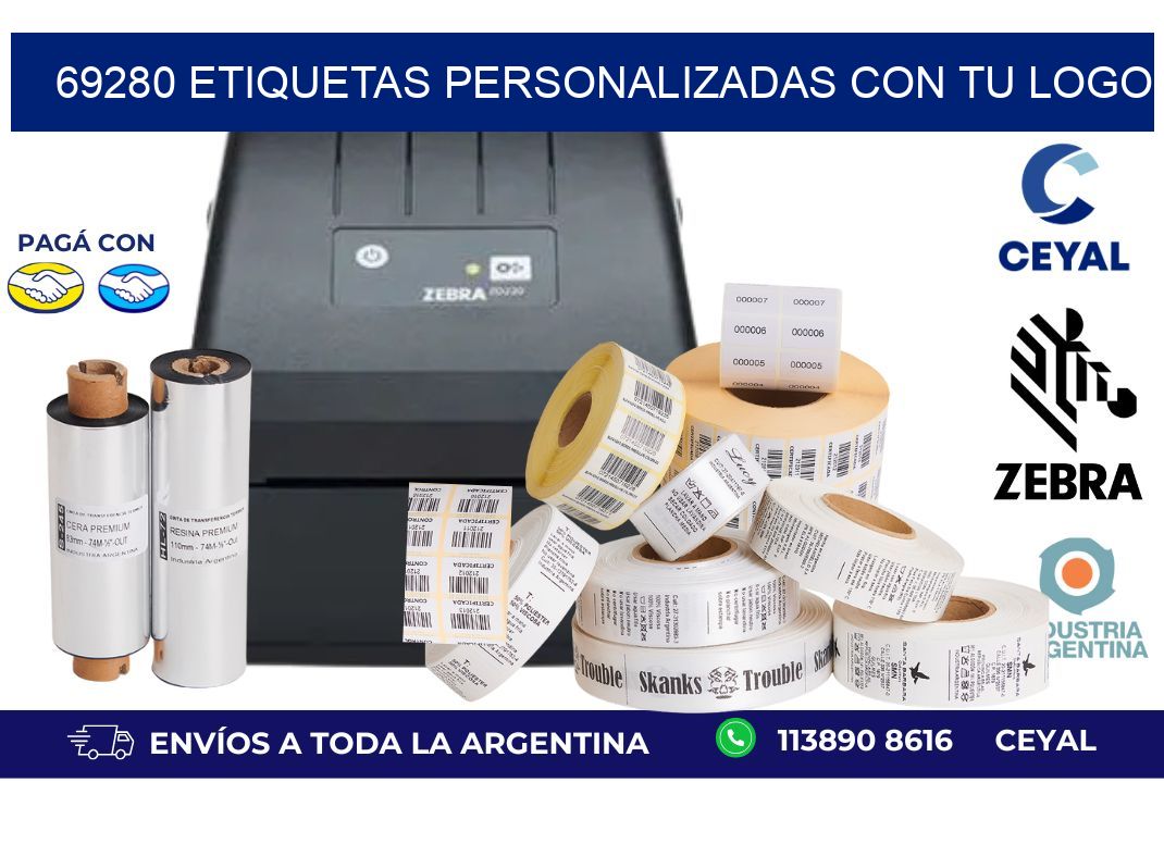69280 ETIQUETAS PERSONALIZADAS CON TU LOGO