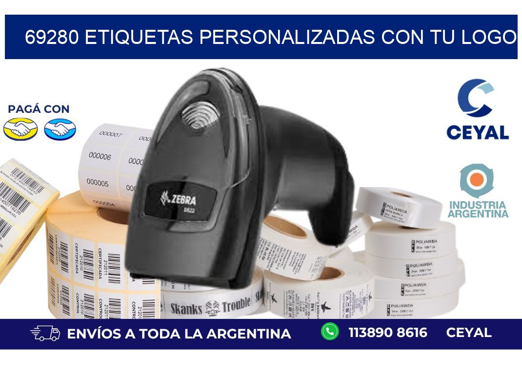 69280 ETIQUETAS PERSONALIZADAS CON TU LOGO