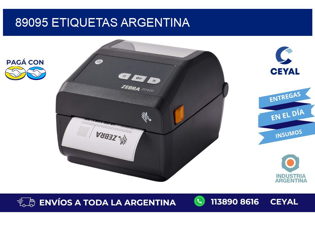 89095 etiquetas argentina