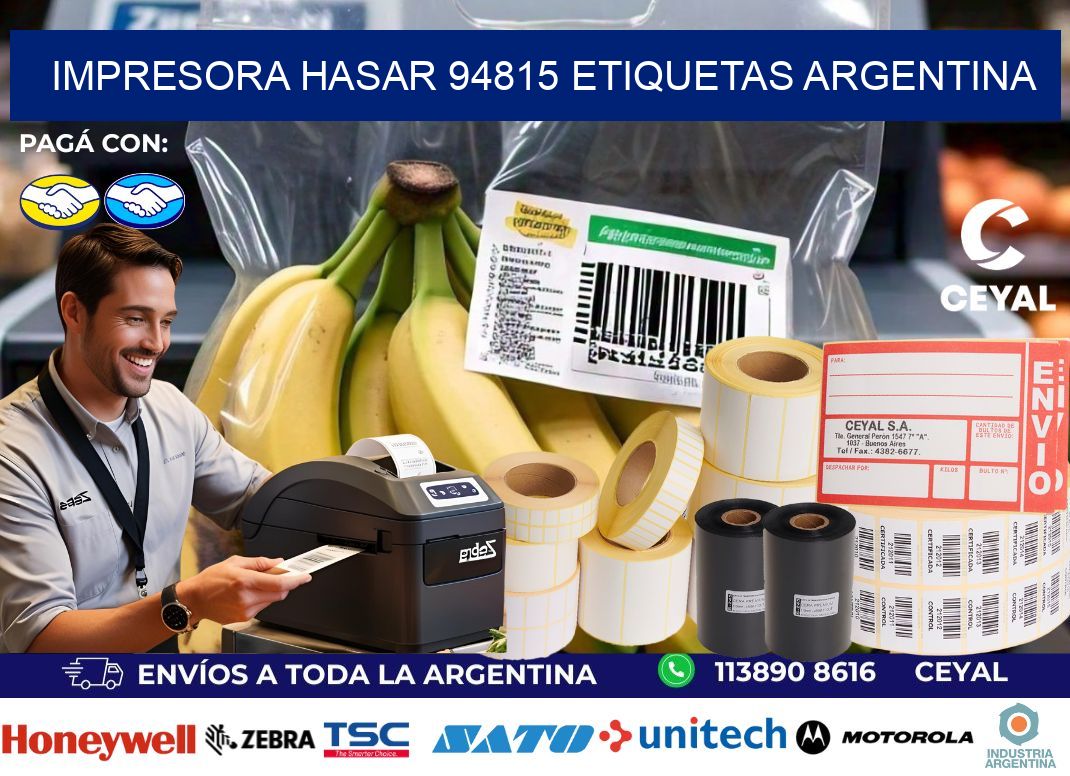 Impresora hasar 94815 etiquetas argentina
