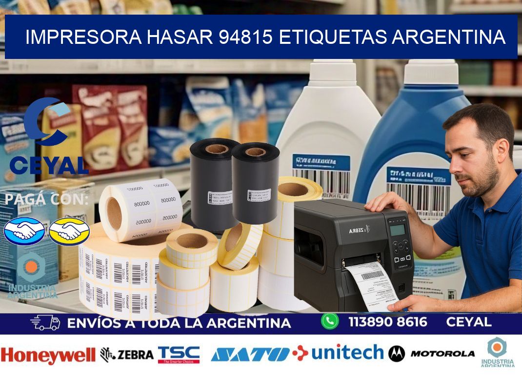 Impresora hasar 94815 etiquetas argentina