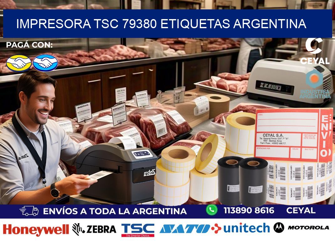 Impresora tsc 79380 etiquetas argentina