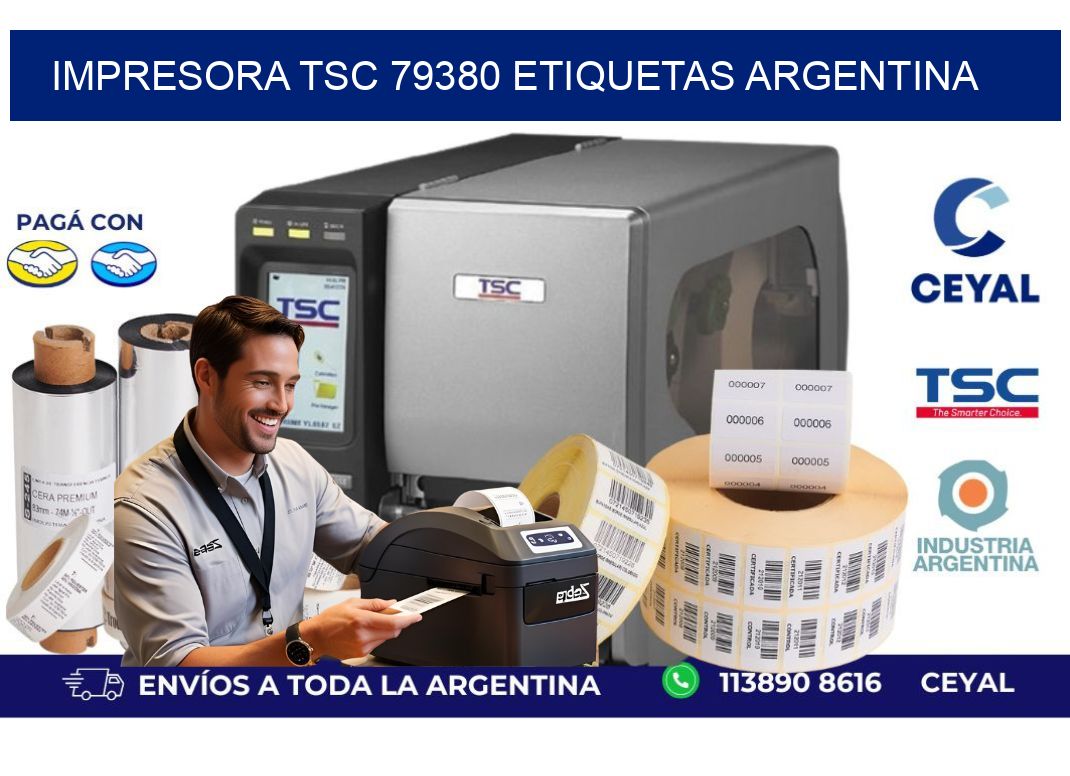 Impresora tsc 79380 etiquetas argentina