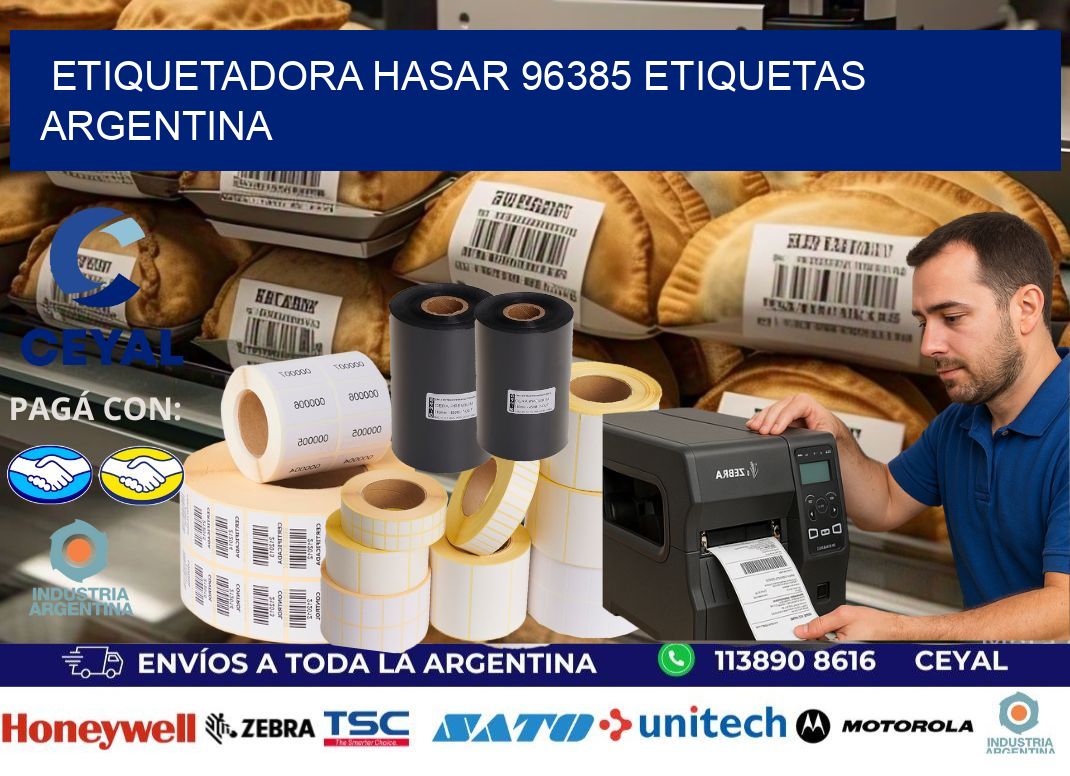 etiquetadora hasar 96385 etiquetas argentina