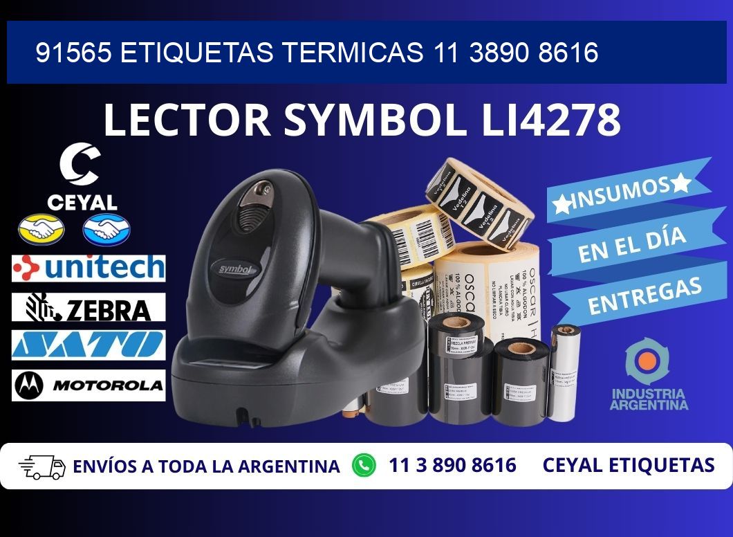 91565 ETIQUETAS TERMICAS 11 3890 8616