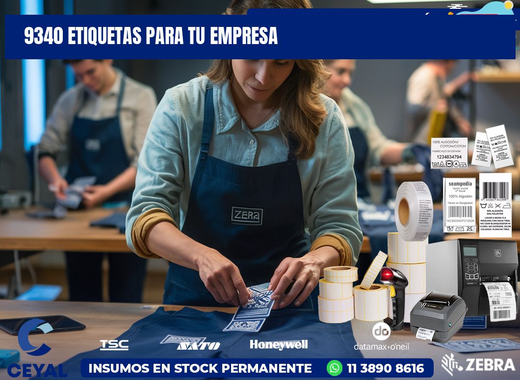 9340 etiquetas para tu empresa