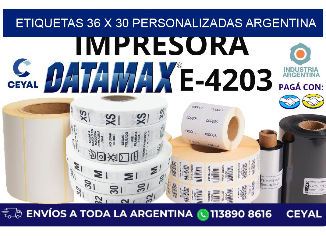 etiquetas 36 x 30 personalizadas argentina