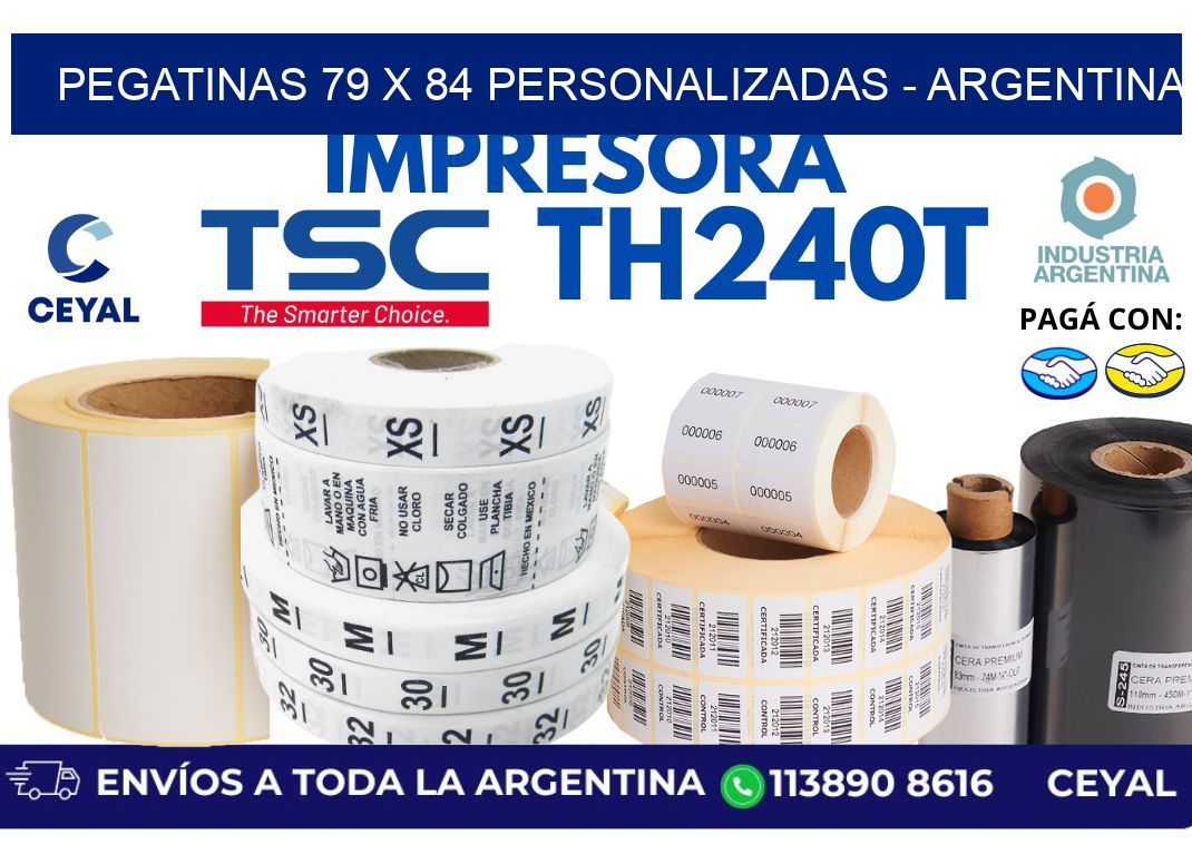 pegatinas 79 x 84 personalizadas - Argentina
