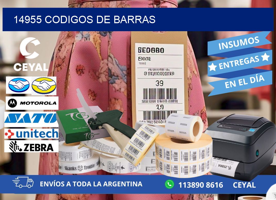 14955 CODIGOS DE BARRAS