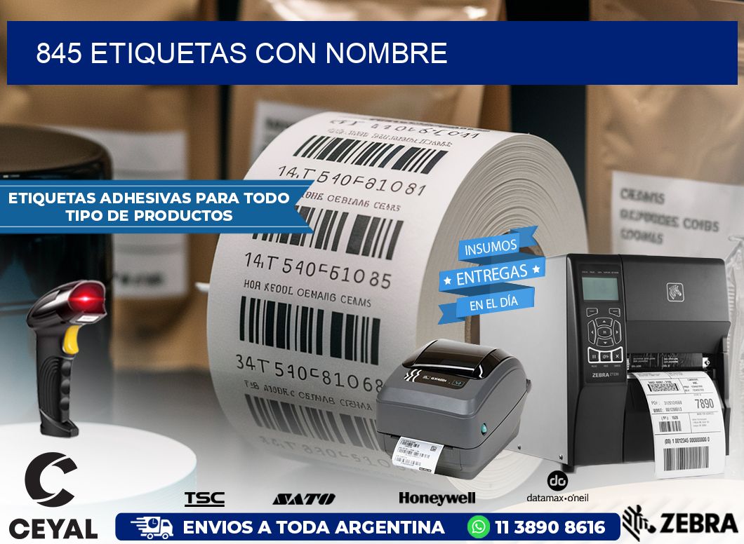 845 etiquetas con nombre