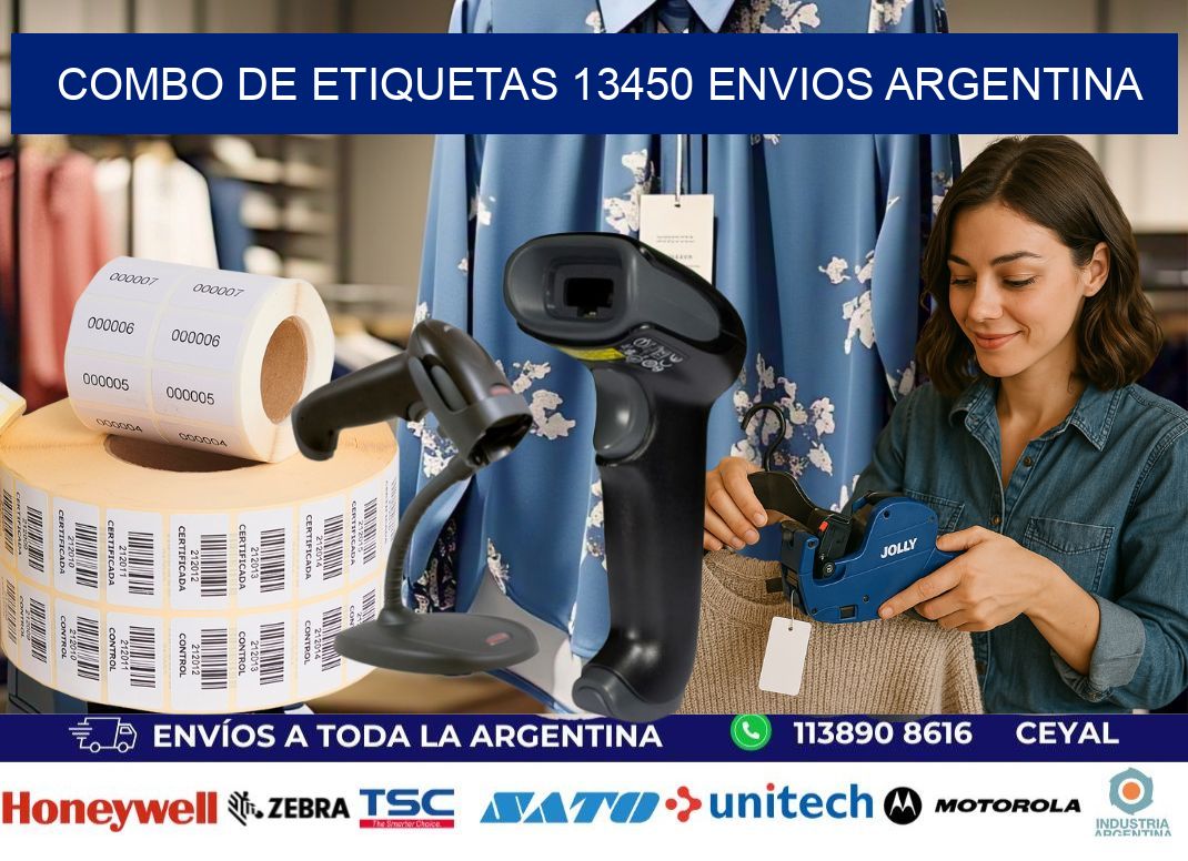Combo de etiquetas 13450 ENVIOS ARGENTINA