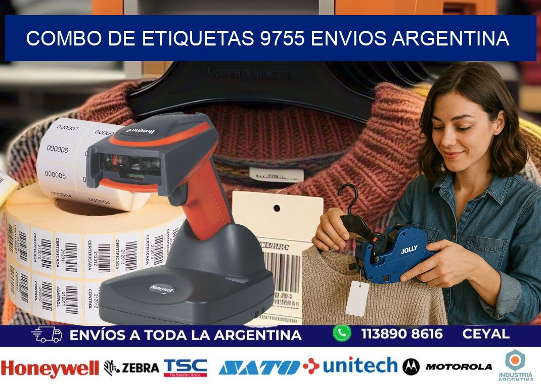 Combo de etiquetas 9755 ENVIOS ARGENTINA