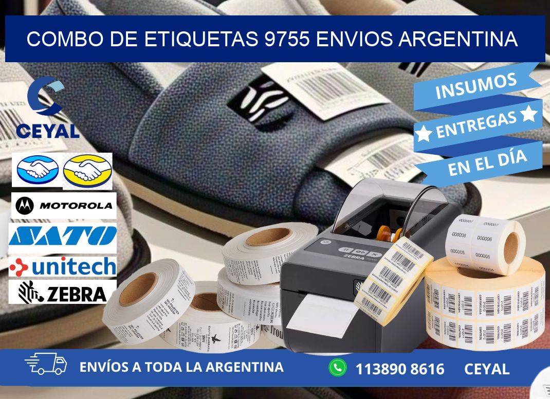 Combo de etiquetas 9755 ENVIOS ARGENTINA