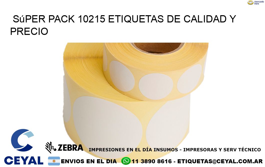 Súper pack 10215 etiquetas de calidad y precio